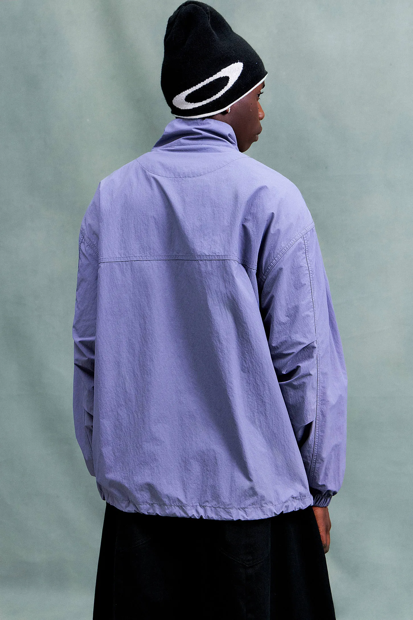 Snow Peak Light Blue Nylon Double Rip Anorak - Light Blue Medium 4