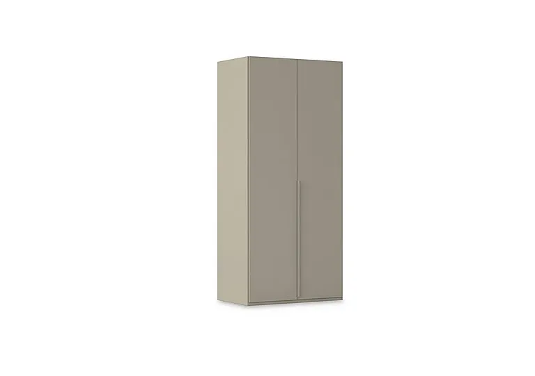 Haven 101cm 2 Door Hinged Wardrobe with Décor Doors