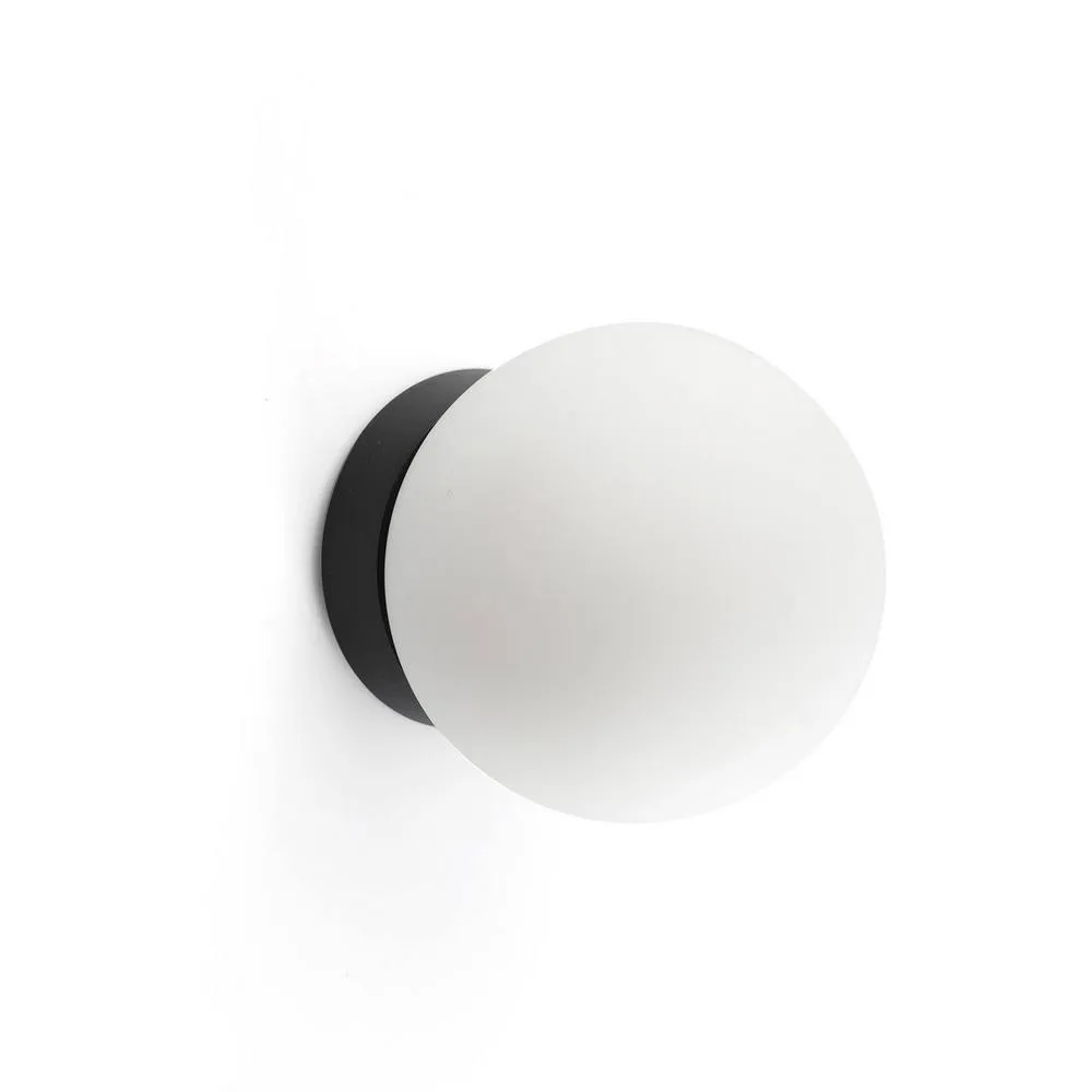 Netlighting Ping Bathroom Wall Lamp Matt Black 3000K IP44