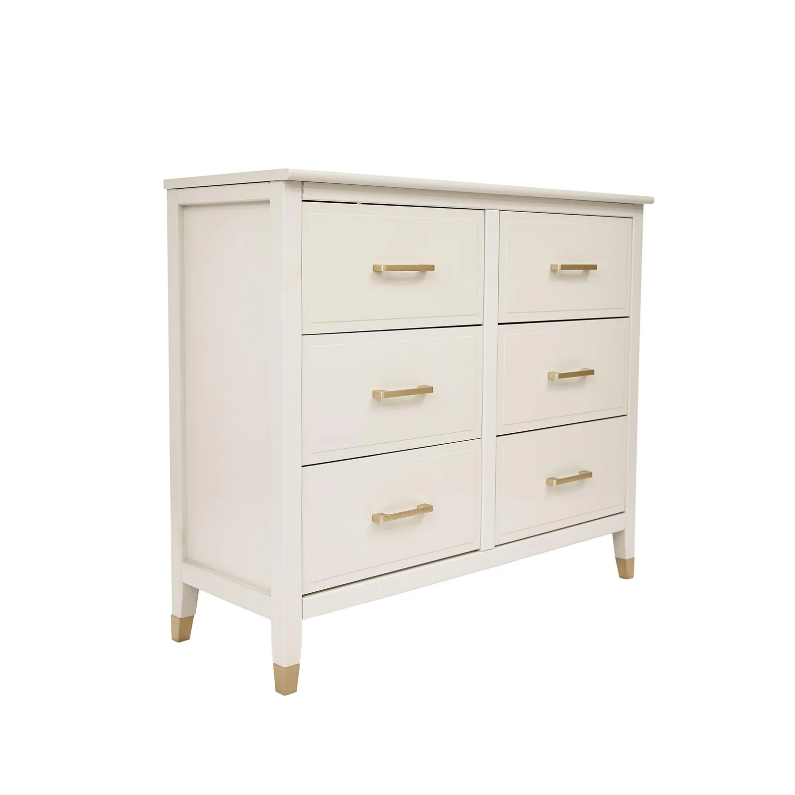 Cabinet Bits Palazzi 6 Drawer Chest of Drawers in Off-White 4