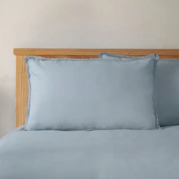 Pure Cotton Lace Duvet Cover & Pillowcase Set 3