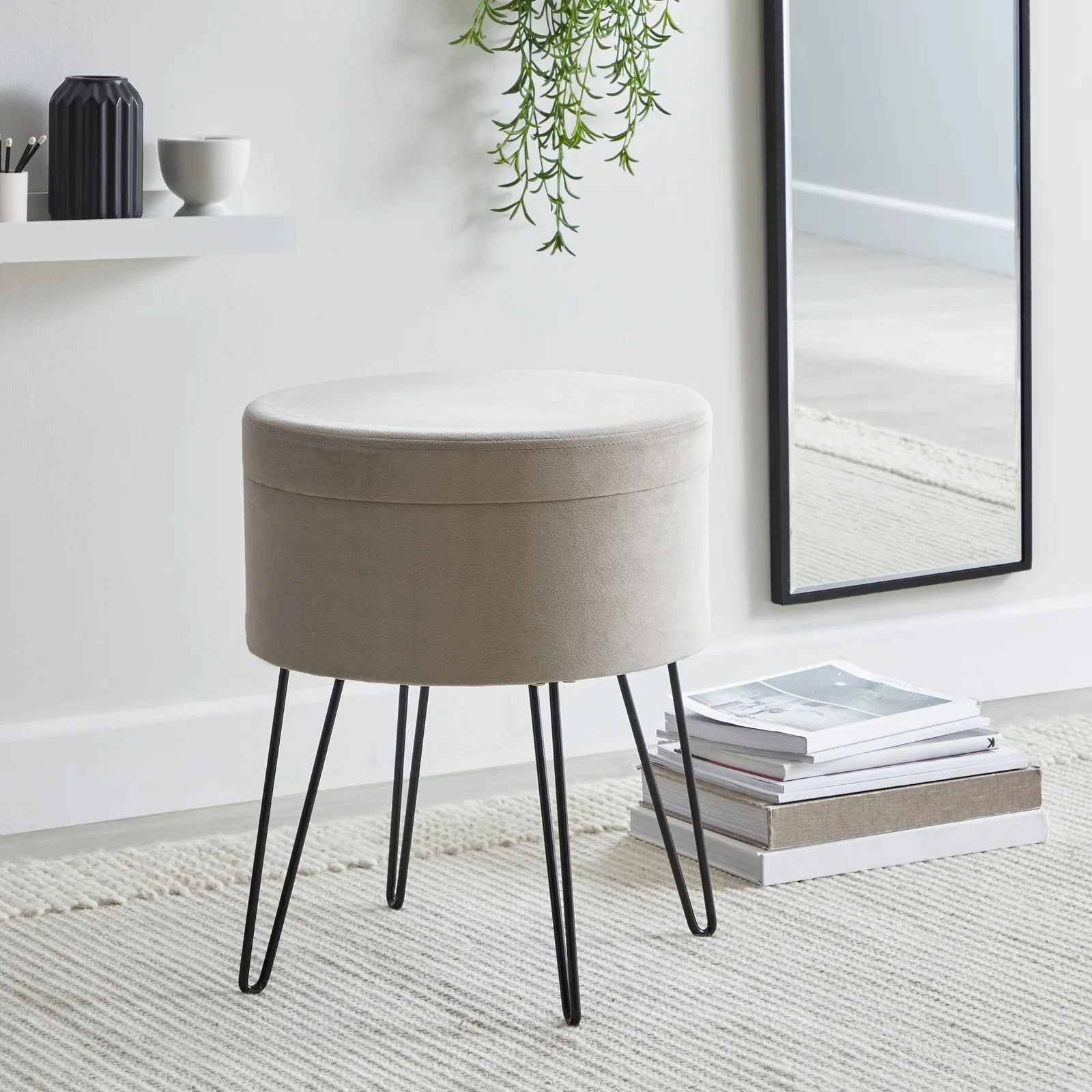 Joanna Storage Stool Chateau Grey
