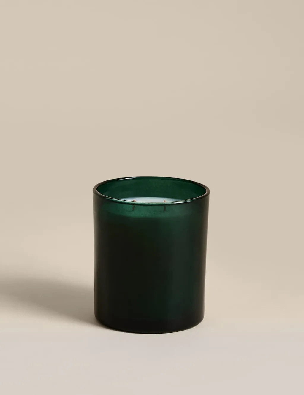 M&S Yuletide Pine and Spice Scented Candle Green Mix