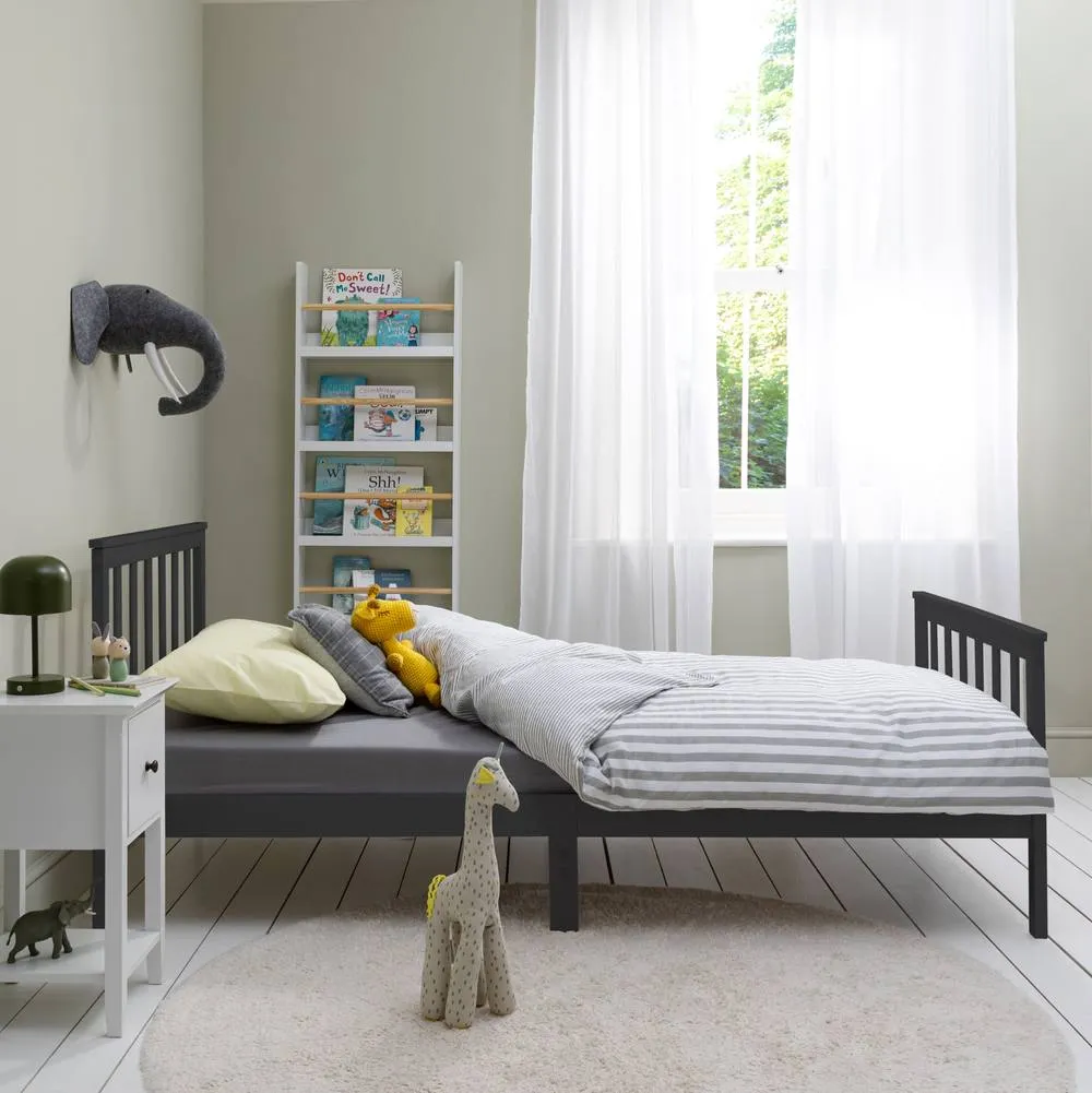 Nöa and Nani Otis Single Bed 3ft Frame in Anthracite in Grey 2