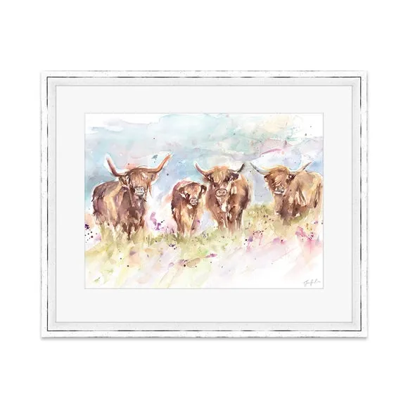 The Art Group Highland Herd Framed Print 2