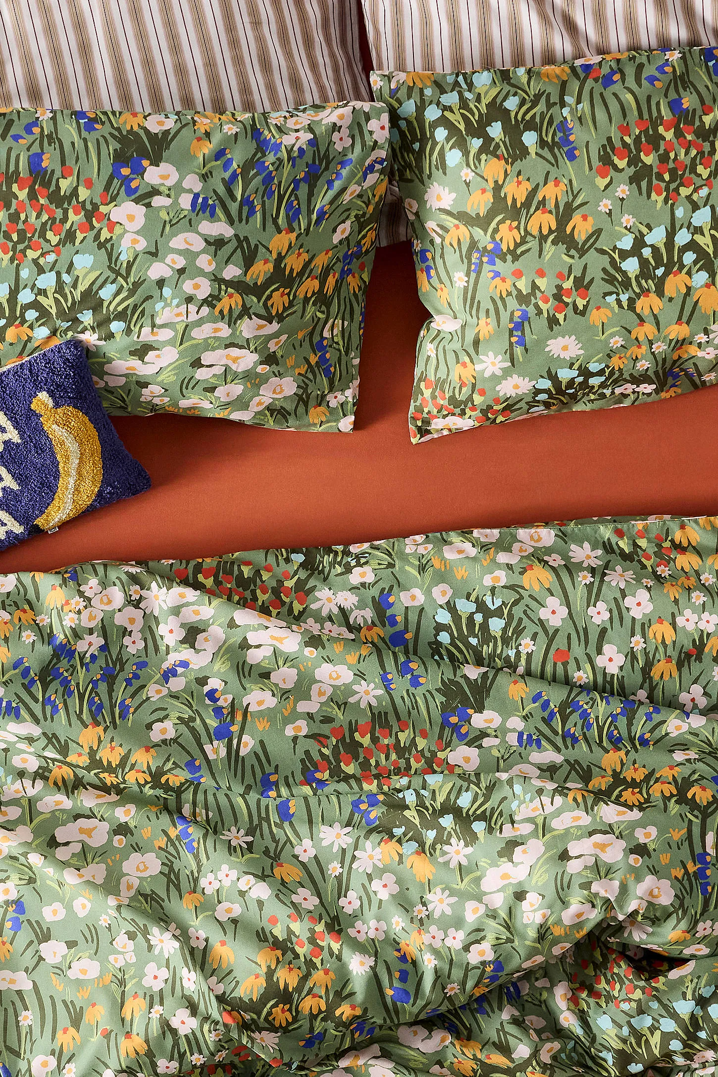 Anette Floral Duvet Set - Green 3
