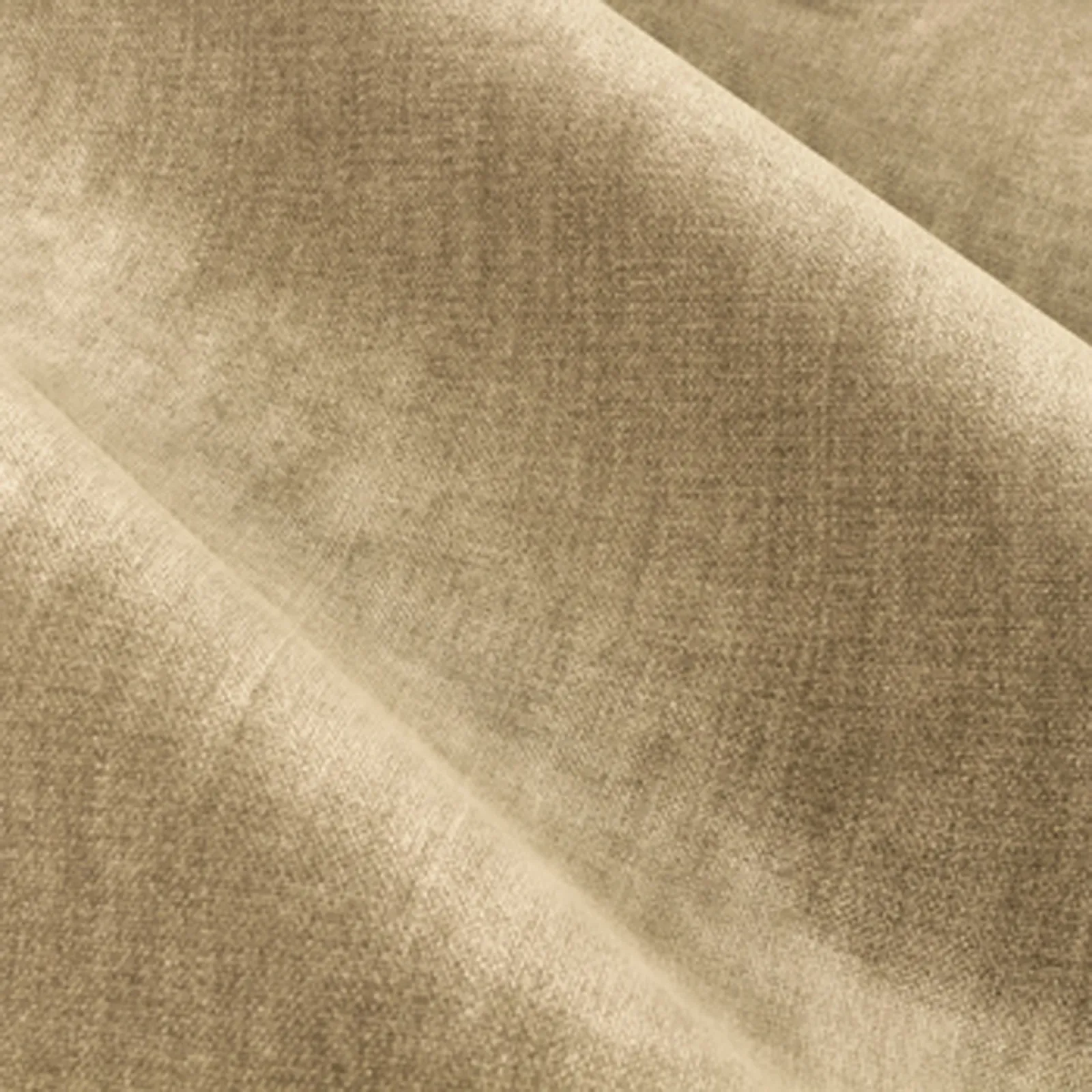 Yard Heavy Chenille Velvet Room Darkening Eyelet Curtain Pair in Natural 5