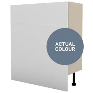Duarti By Calypso Beaufort 700mm Floor Reaching Full Depth Toilet Unit - Bermuda Blue