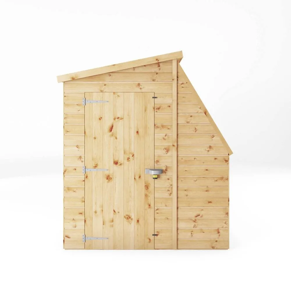 Mercia 8x6 Feet Traditional Potting Shed - Wood - L256.4xW187.7xH212.7 cm in Light Brown 4