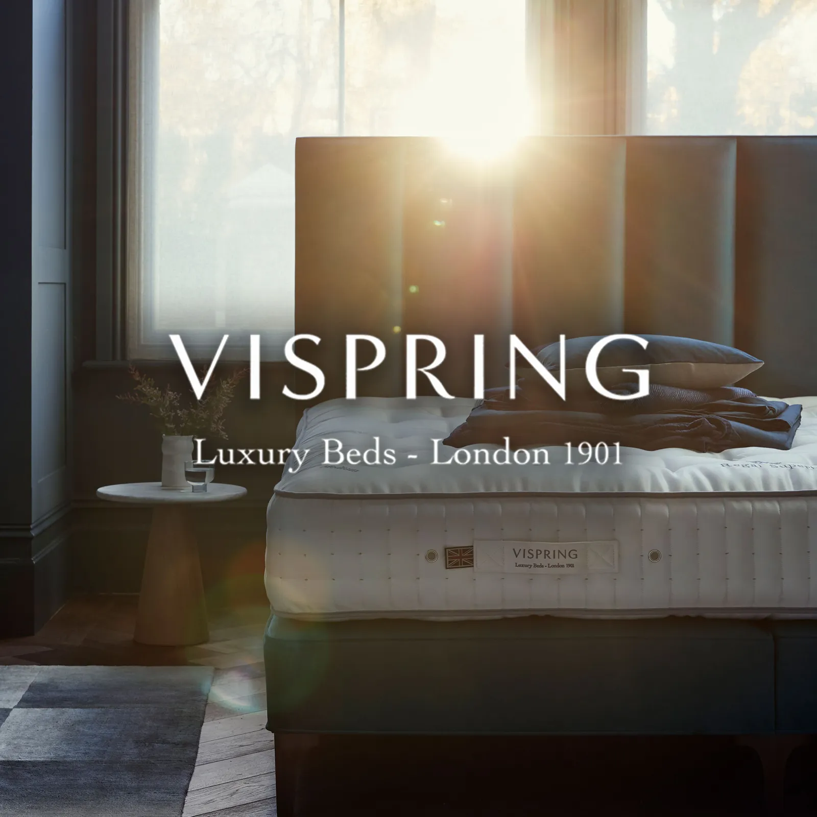 Vispring Pillowtop Super King Size Mattress Topper 182X200Cm, White | Barker & Stonehouse 6