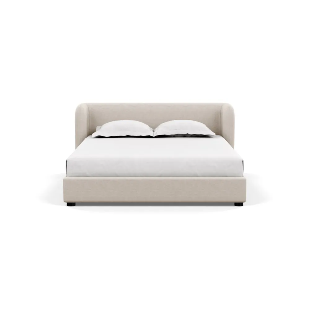 Heal's Group Bed King Texture Limestone