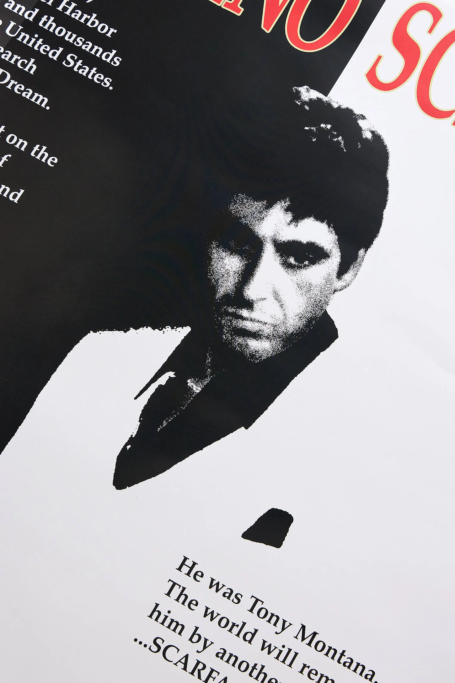 Scarface 61x91cm Wall Art Print 61x91 2