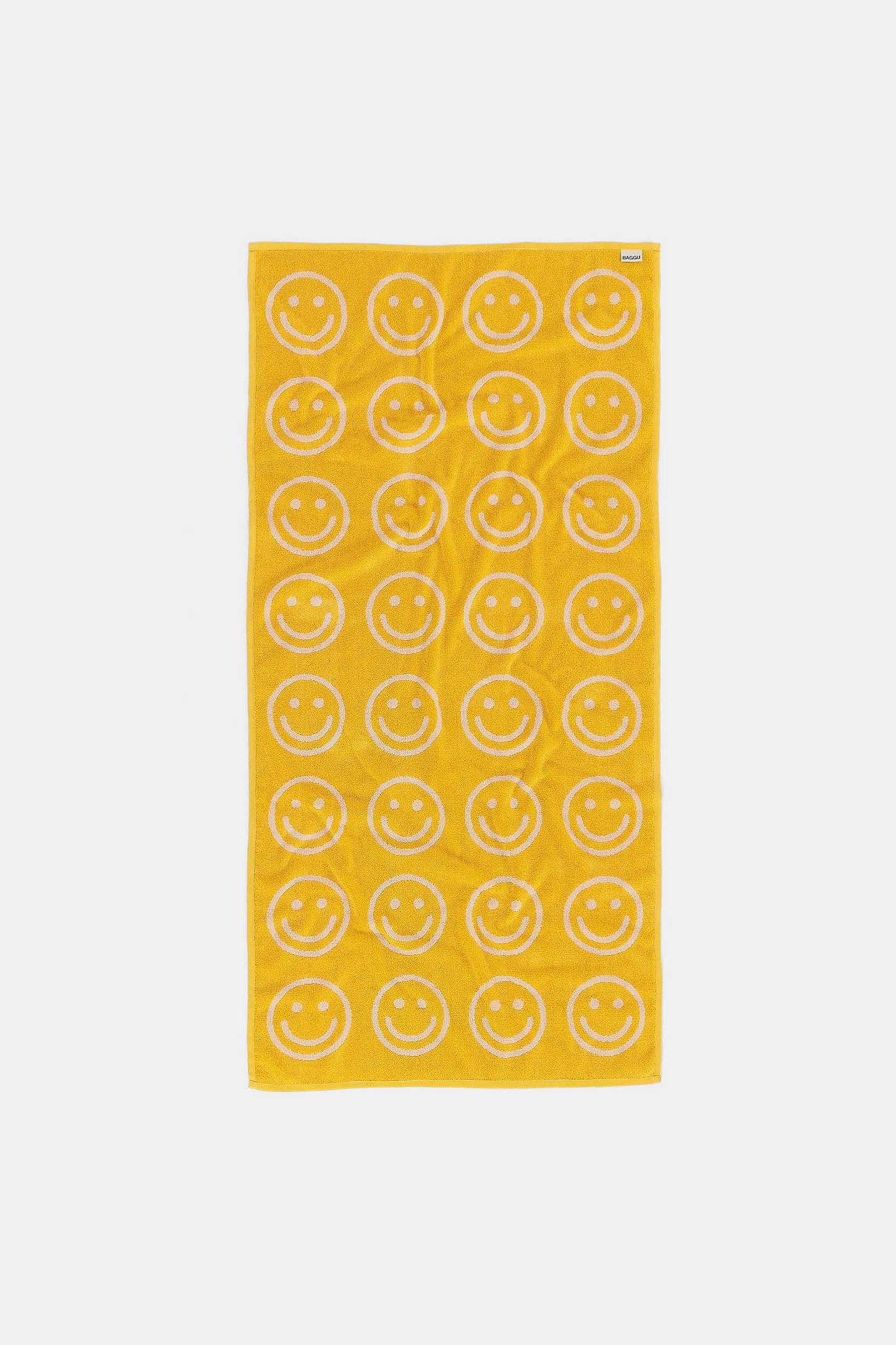 BAGGU Marigold Happy Bath Towel - Yellow ALL 2