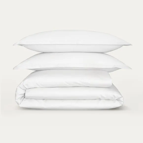 Hotel Cotton Sateen 400 Thread Count Duvet Cover & Pillowcase Set 5