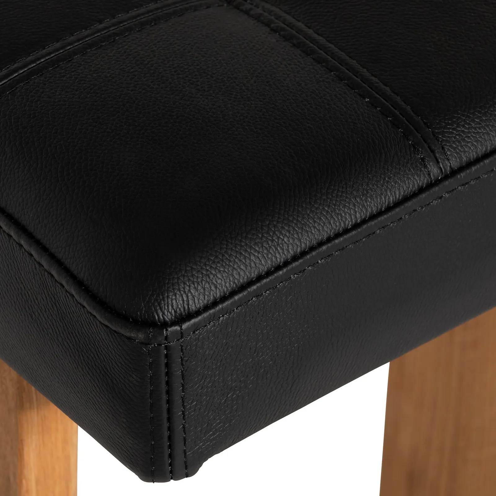 Caledon Bar Bar Stool - Leather L01 41X40X77Cm, Brown Oak | Barker & Stonehouse 4