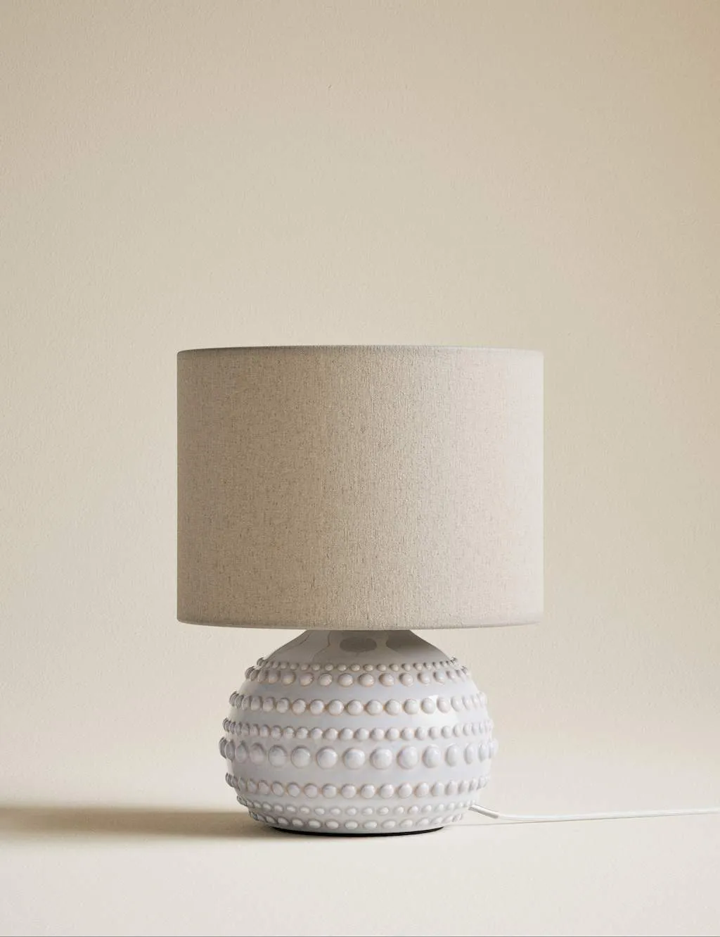 M&S Rio Table Lamp White