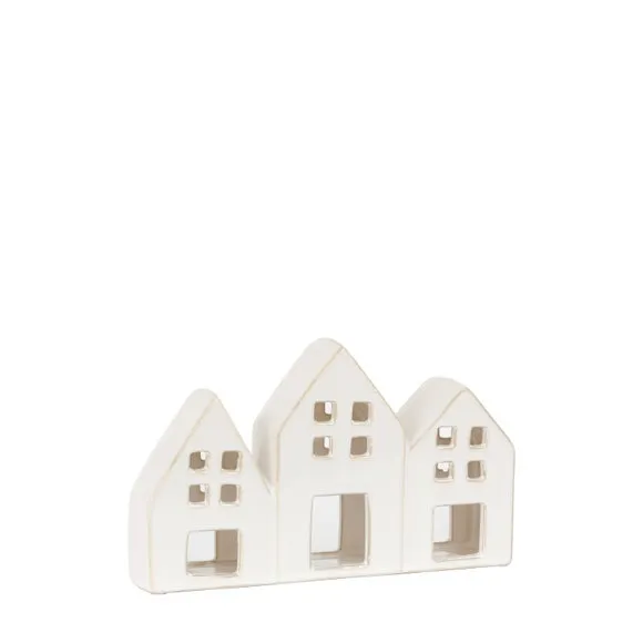 Cedar & Sage Ceramic Cosy Homes Tealight Holder 6