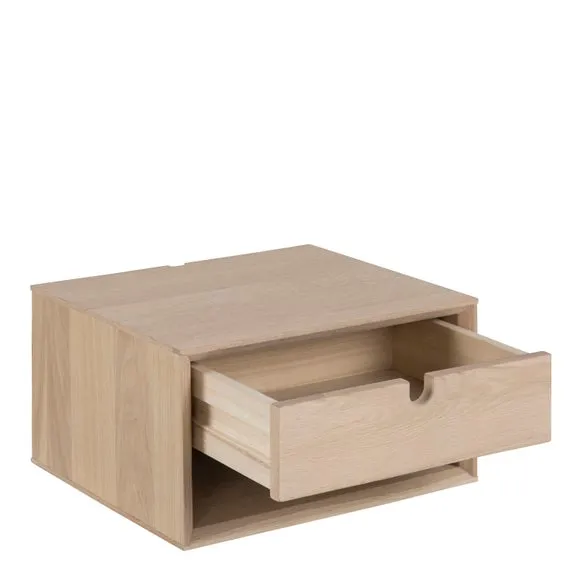 Furniture To Go Century 1 Drawer Wall Mounted Bedside Table 4