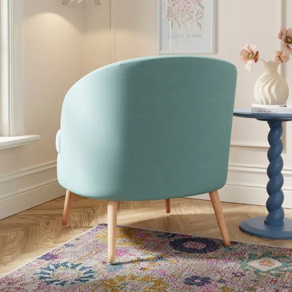 Marcie Luxe Velvet Cocktail Chair 2
