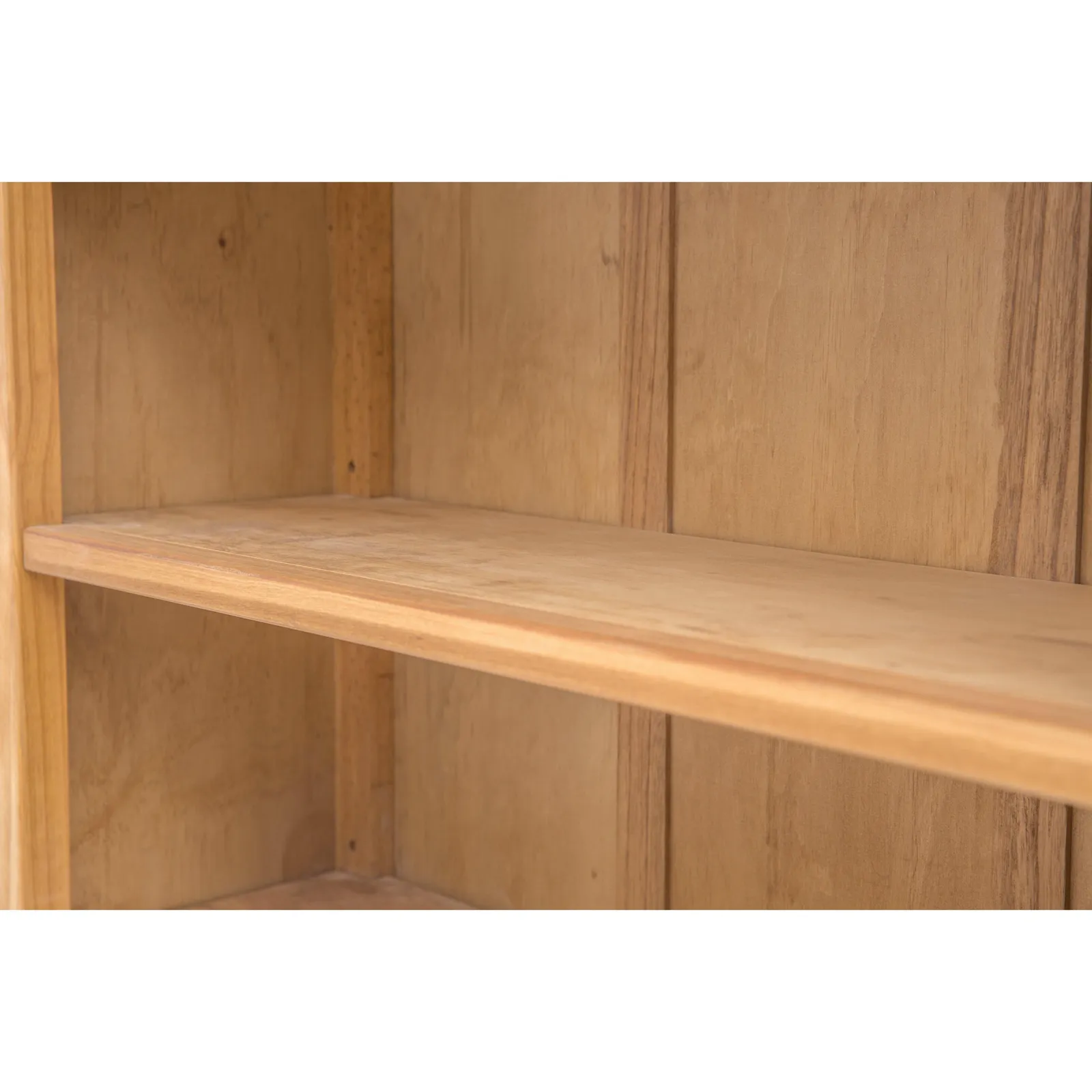 Cabinet Bits Bookcase with plinth 90x90x30cm in Light Brown 6