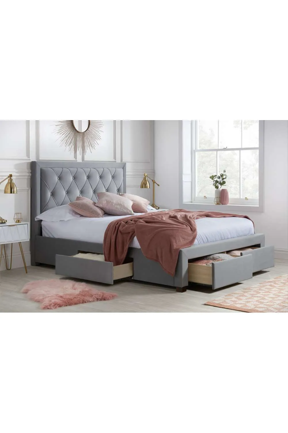 Birlea Woodbury Bed in Grey 2