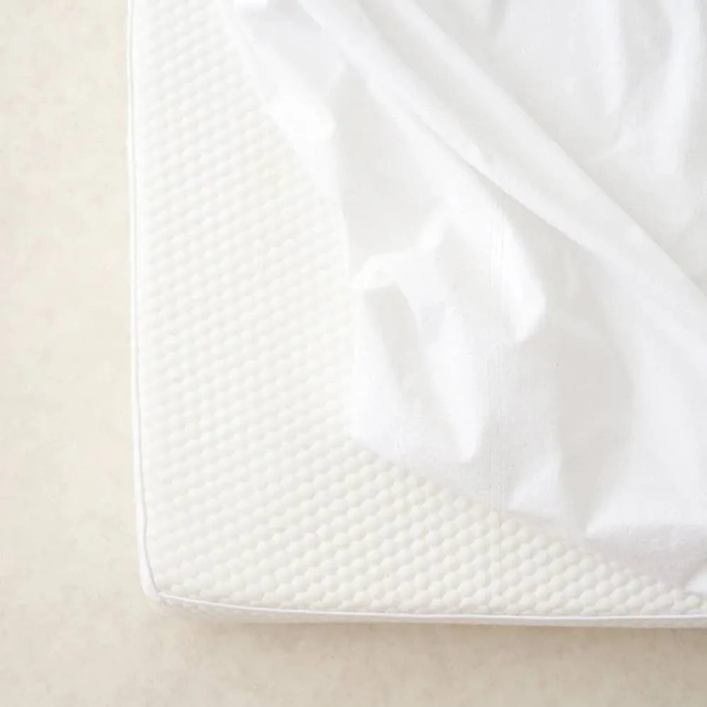 The Tiny Bed Company Waterproof Mattress Protector to fit SnüzPod 4 - 75.5 x 40cm in White