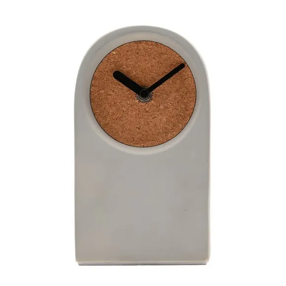 Interval Porcelain & Cork Arched Desk Clock 2