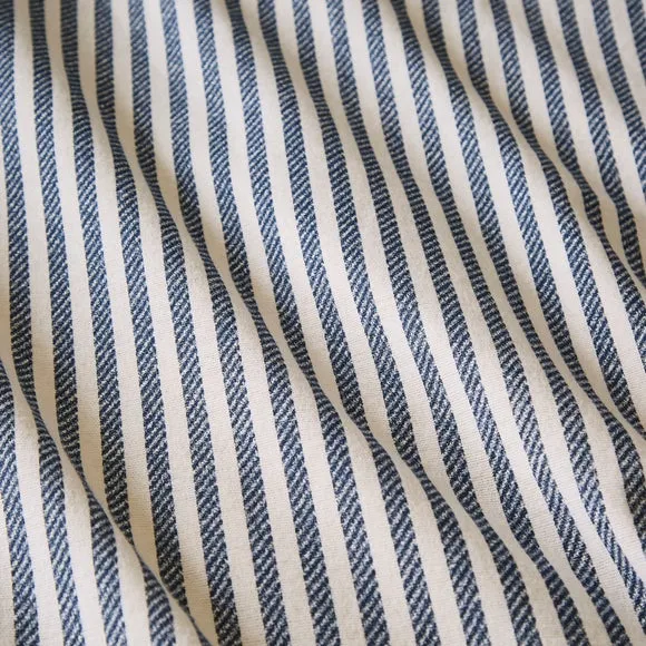 Camille Stripe 100% Brushed Cotton Duvet Cover & Pillowcase Set 3