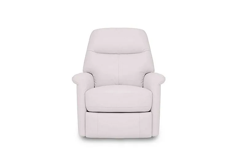 Compact Collection Lille Leather Chair - BV Star White