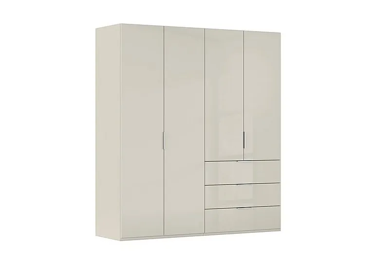 Formes 4 Door Bifold Combi Glass Wardrobe