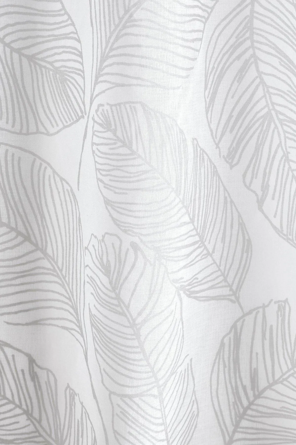 Fusion 'Matteo' Leaf Print Voile Panel in Grey 3