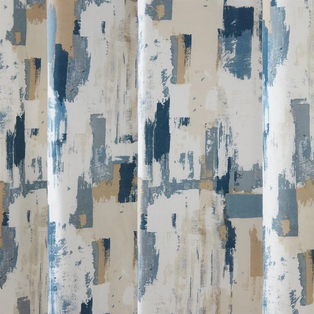 Sundour Bamford Eyelet Curtains in Blue 3