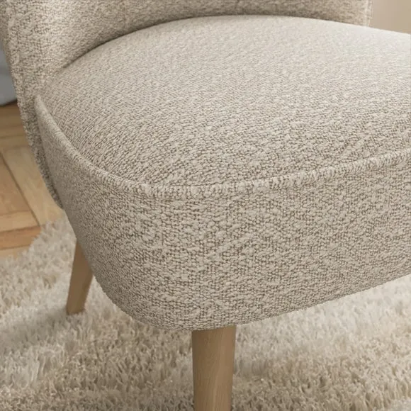 Elsie Tonal Boucle Cocktail Chair 3