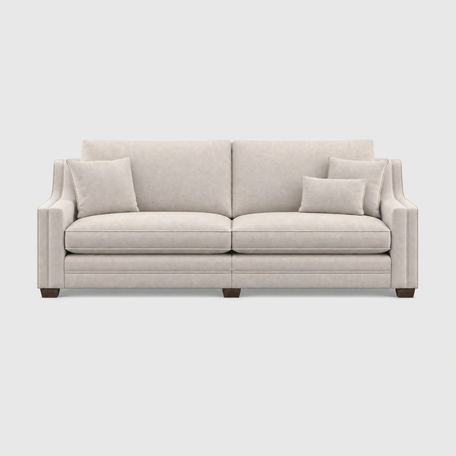 Stirling 4 Seater, Neutral Fabric | Barker & Stonehouse