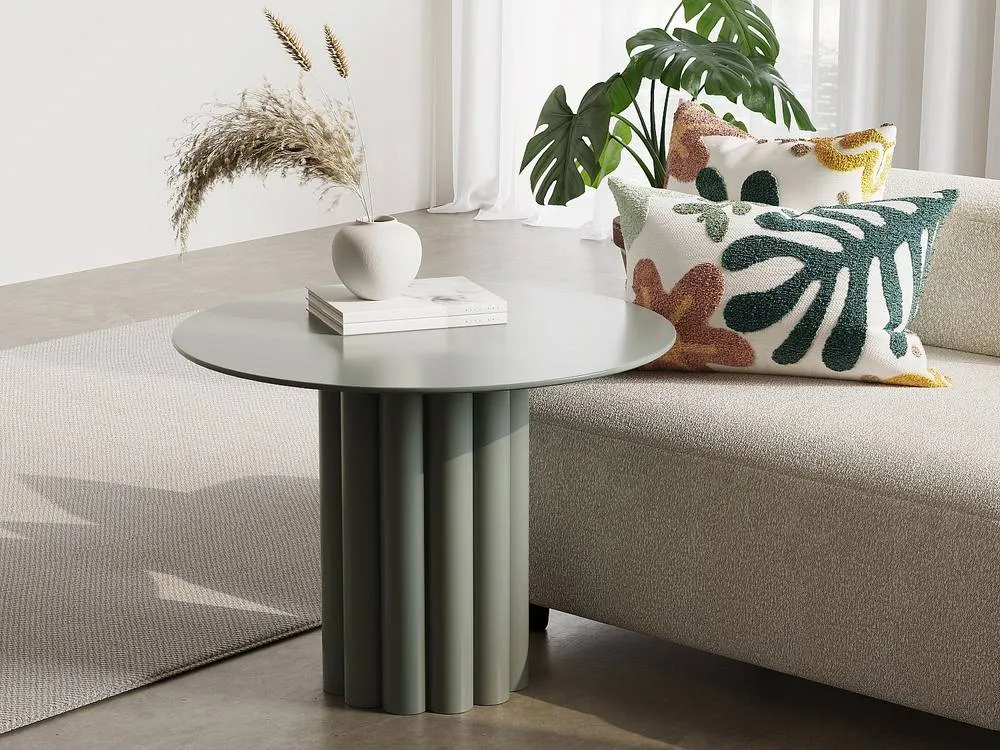 Vente-unique Metal Side Table - Khaki - WODOLI 3