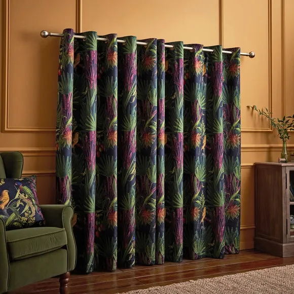 Tropical Treasures Eyelet Curtains 4