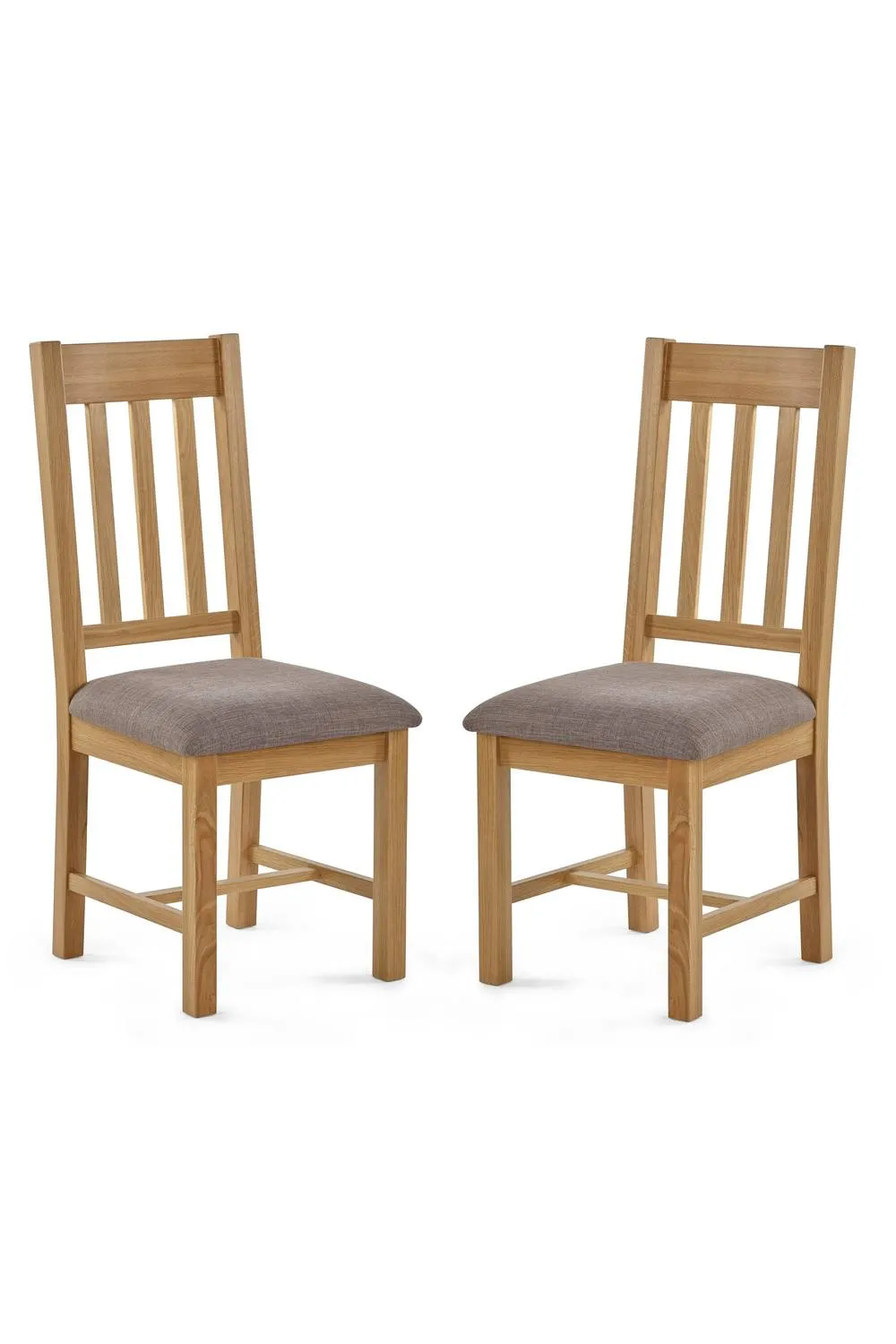 Julian Bowen Mallory Dining Chair (Set of 2) in Light Oak 3