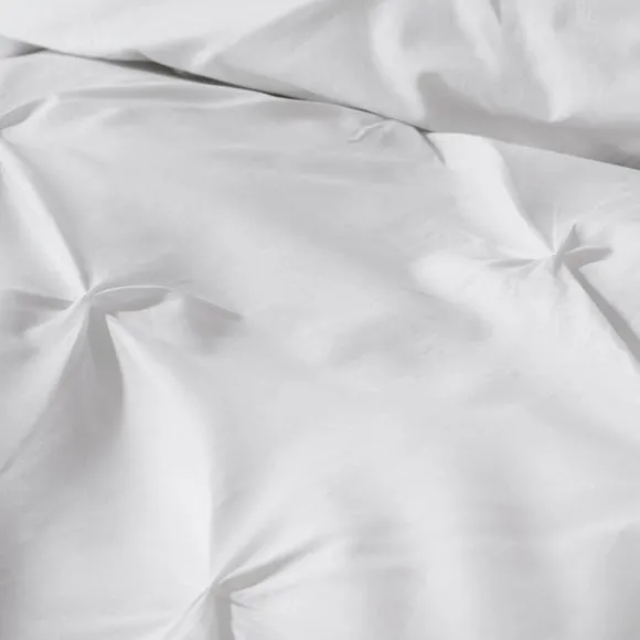 Serene Lara Duvet Cover & Pillowcase Set White 4