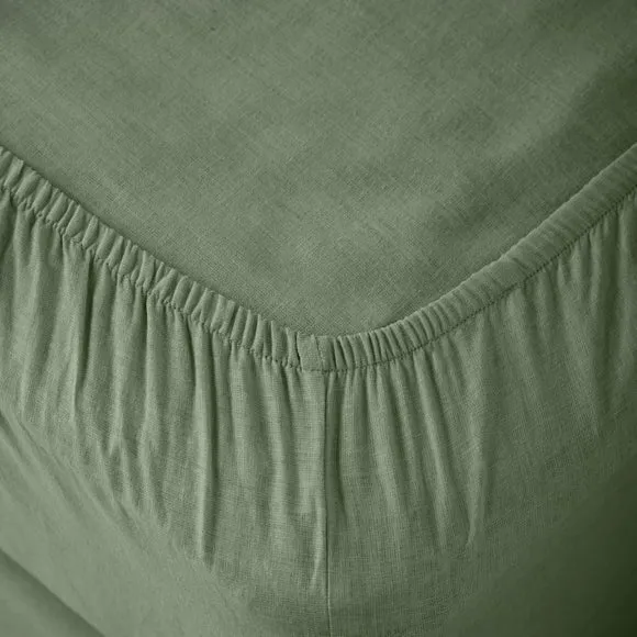 Cotton Linen Fitted Sheet 3