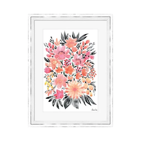 The Art Group Mayra Watercolour Bouquet Framed Print