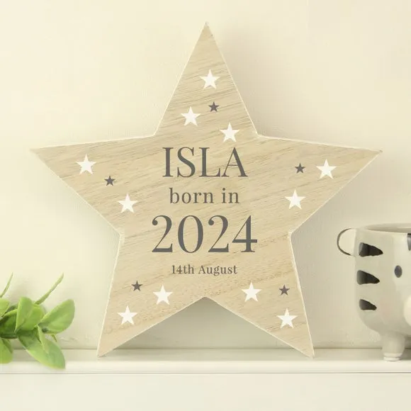 Personalised Born In Star Ornament 2