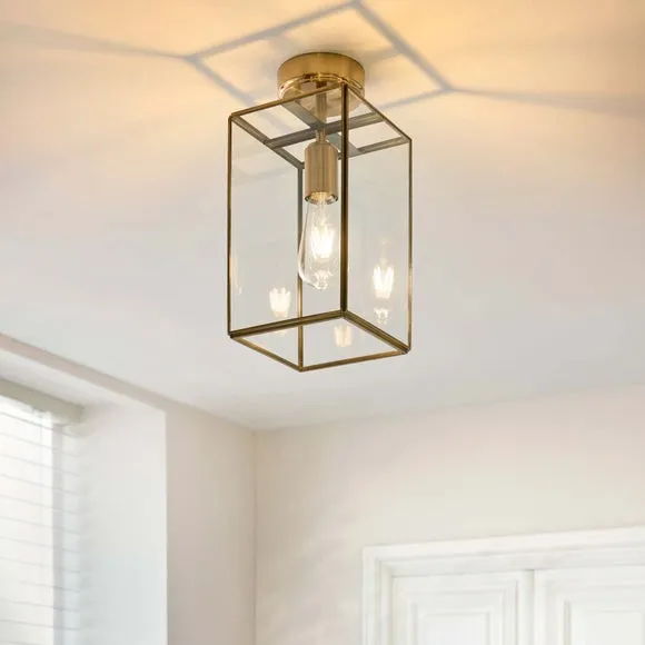 Vogue Horti Industrial Flush Ceiling Light 2