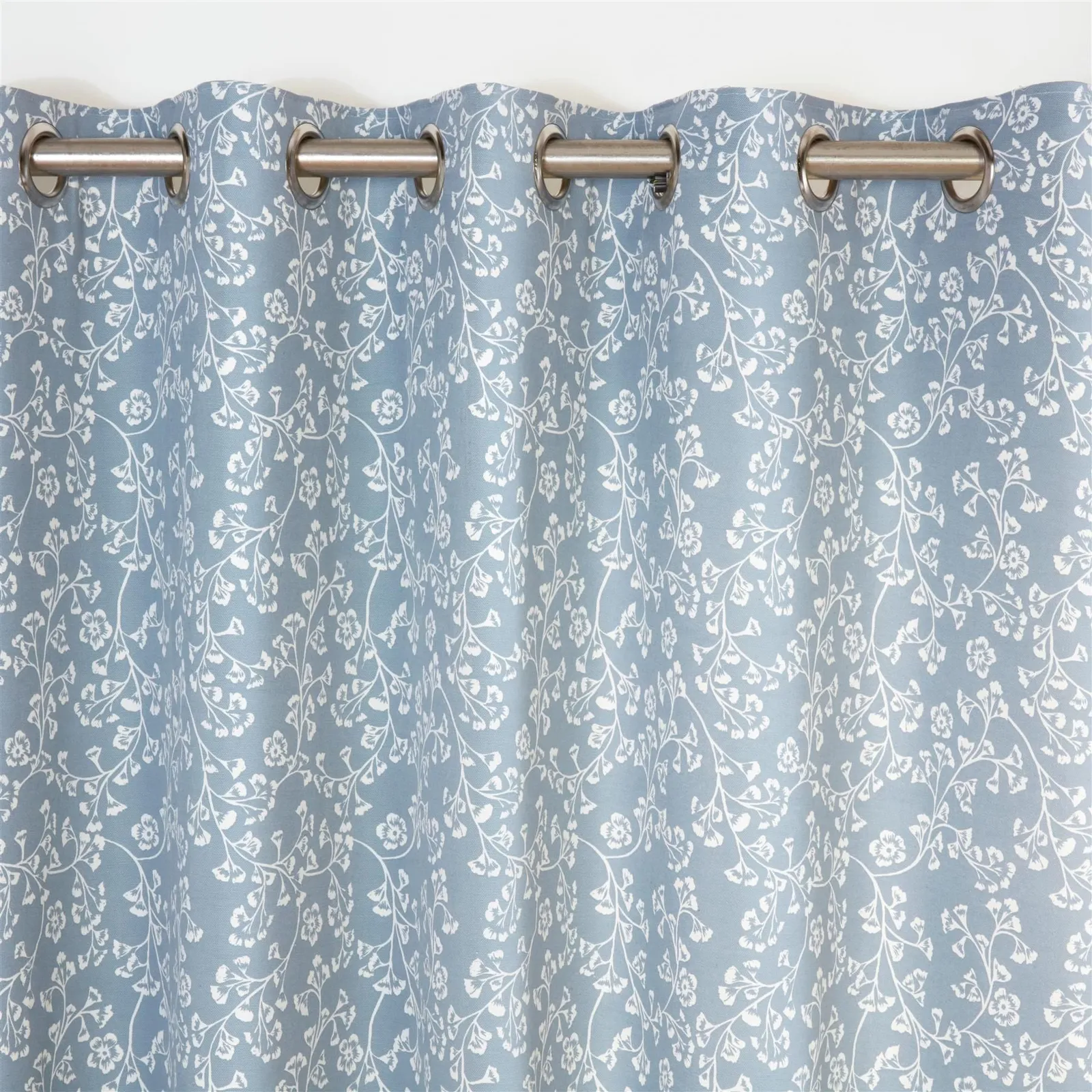 Sundour Sade Eyelet Curtains in Blue 2