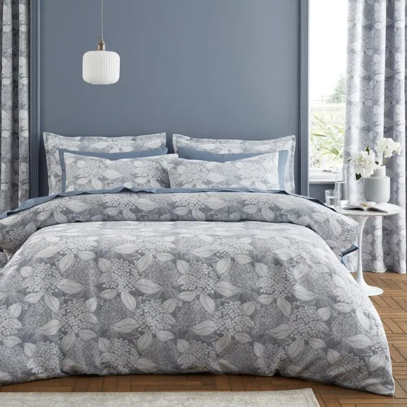 Ripley Hydrangea Jacquard Duvet Cover & Pillowcase Set 1