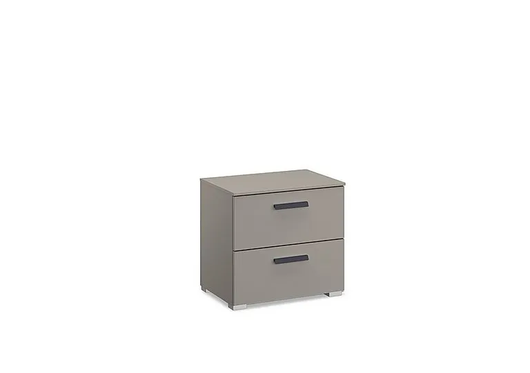Dante 2 Drawer Décor Bedside Cabinet