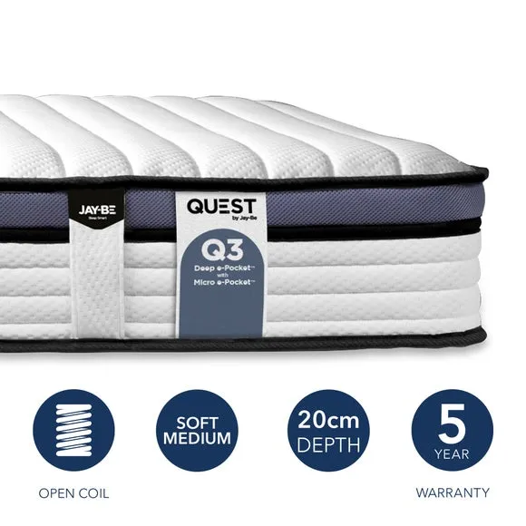 Jay-Be Quest Q3 Epic Comfort Hybrid Mattress