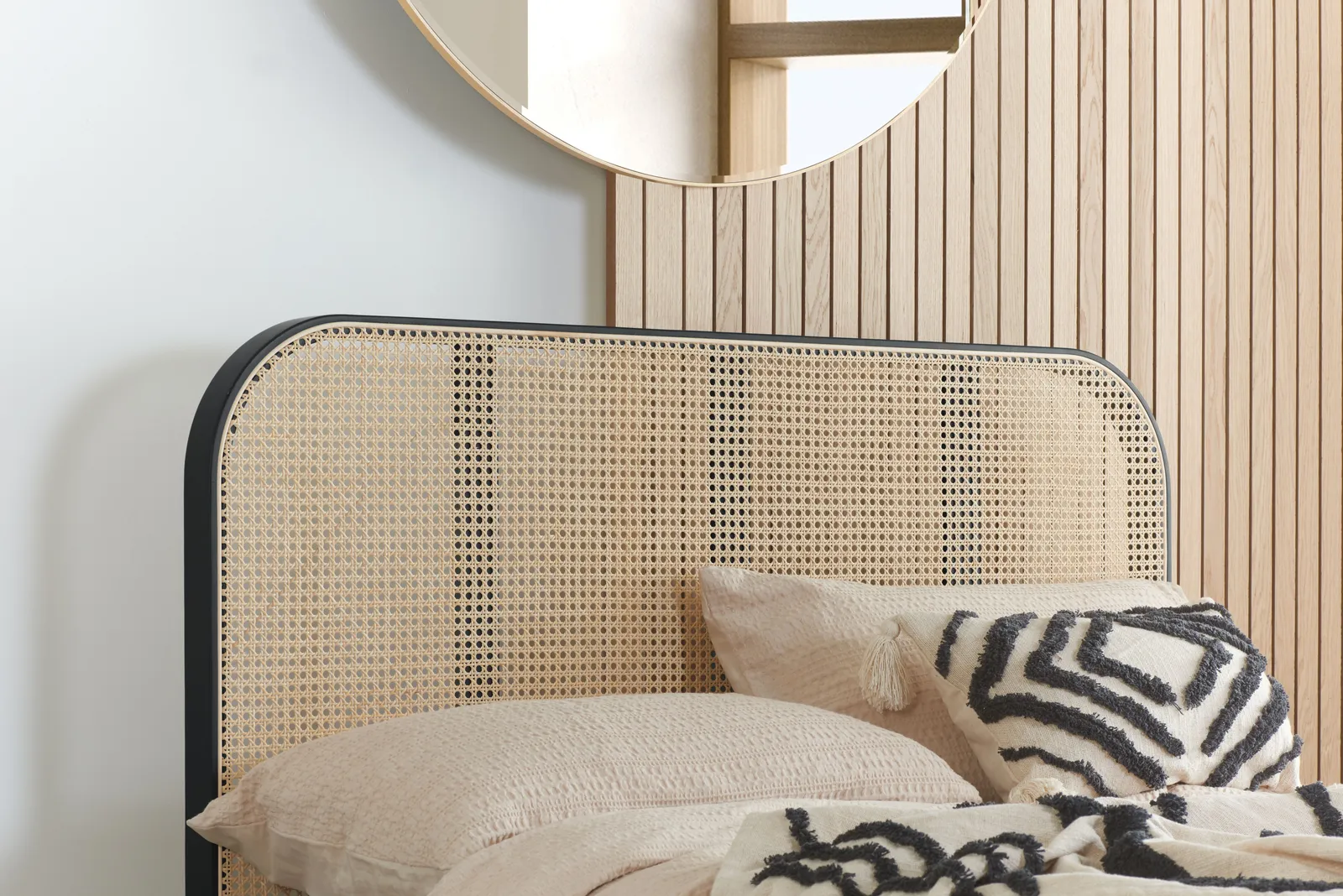 Birlea Rattan Bed Frame Margot Bedstead in Black 3