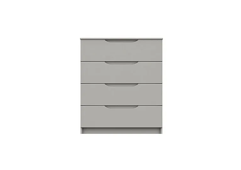 St Pancras 4 Drawer Chest - Light Grey