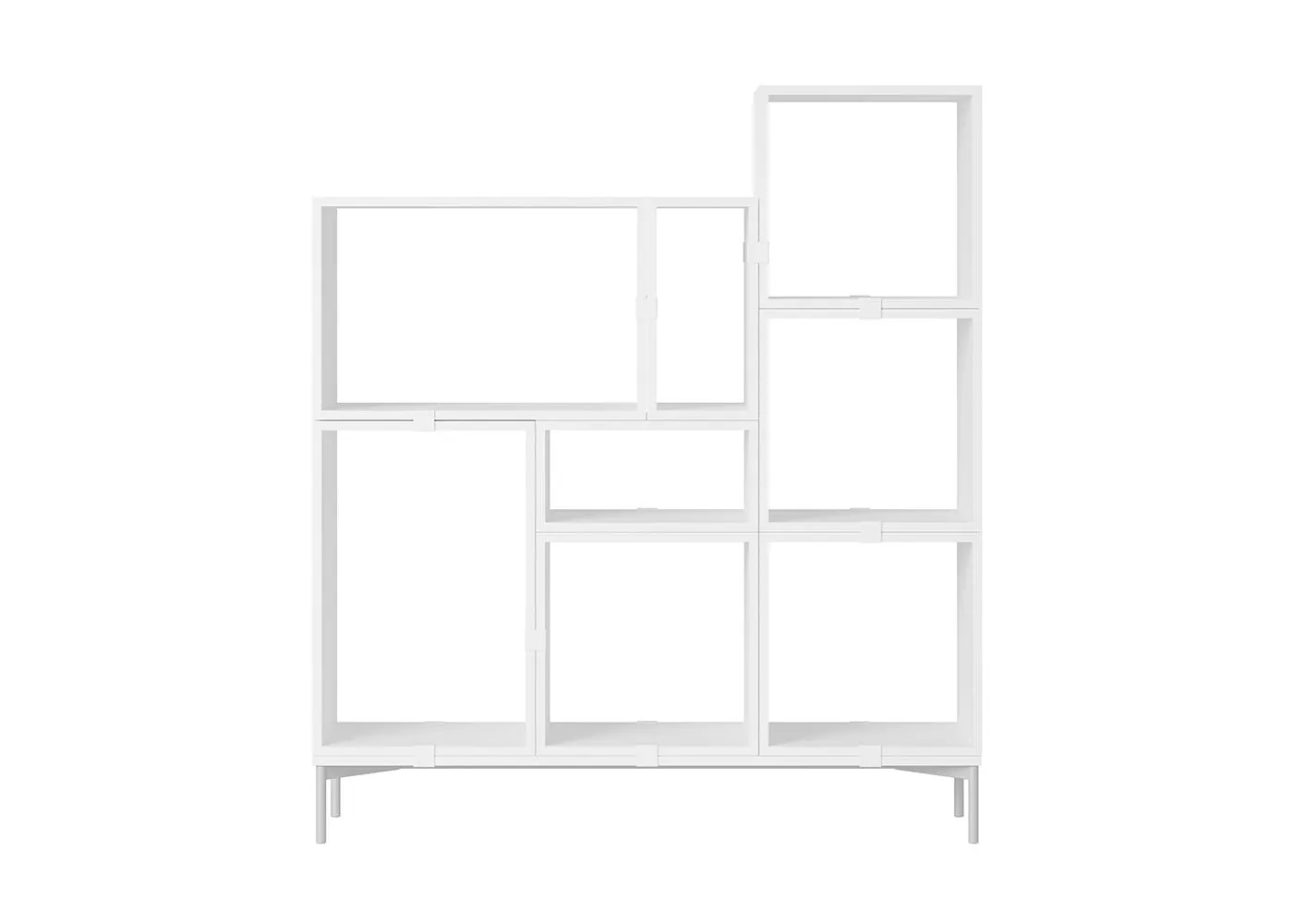 Muuto Stacked Storage System Bookcase Configuration 5 White 2