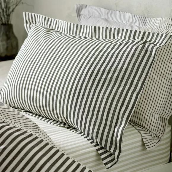 Yard Hebden Reversible 100% Cotton Duvet Cover & Pillowcase Set 4